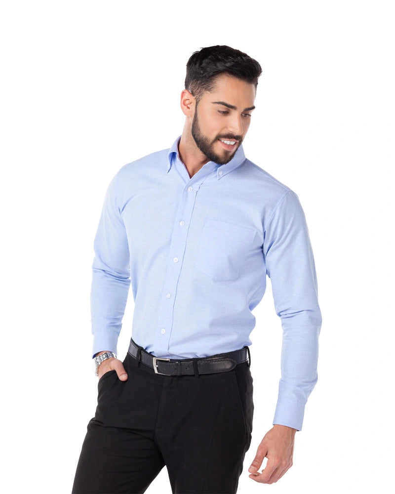 Camisa Yazbek C0605 Oxford Manga Larga para Hombre