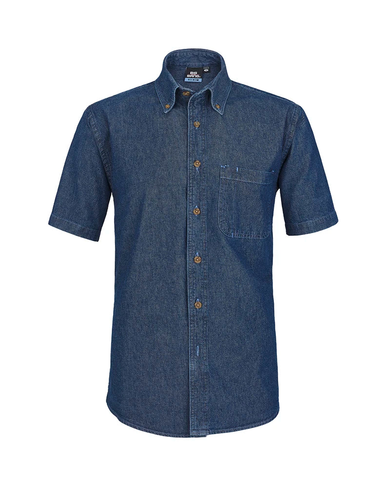 Camisa BigBang Denim Mezclilla UNIQ Uniformes