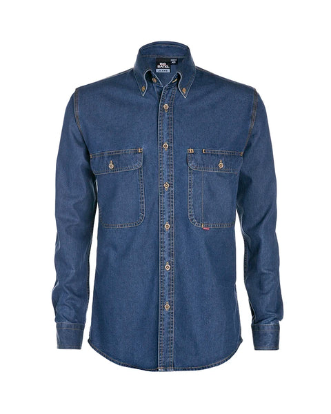 Camisa BigBang Jeans Mezclilla UNIQ Uniformes