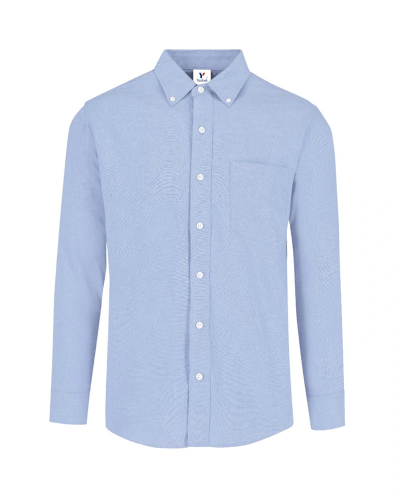 Tela Oxford Camisa De Oficina Hombre Camisa Yazbek C0605 Oxford