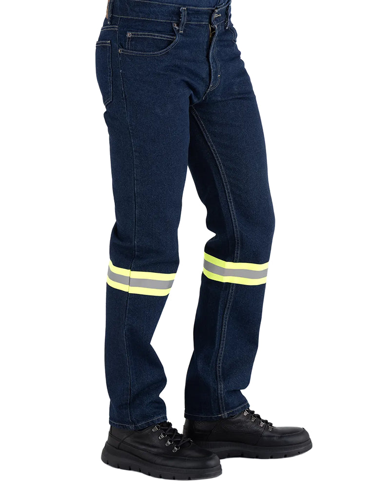 Pantalón Dacache Mezclilla con Reflejante para Hombre