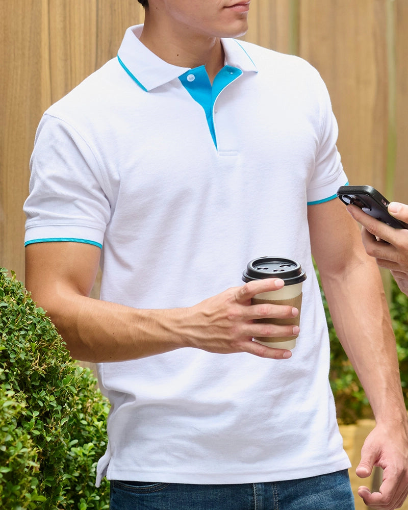 Polo Waffle Combinada Mayork | UNIQ Uniformes