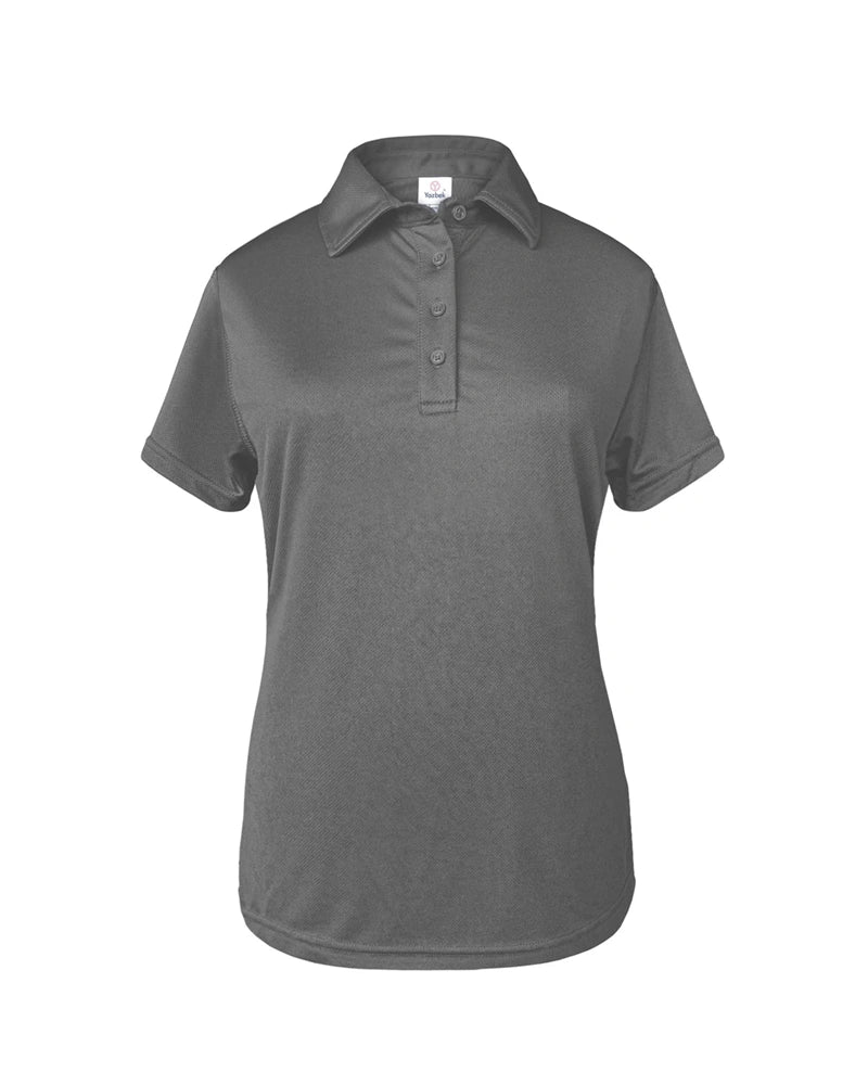 Playera Yazbek Playera Gris De Mujer Playera Tipo Polo Piqué Con